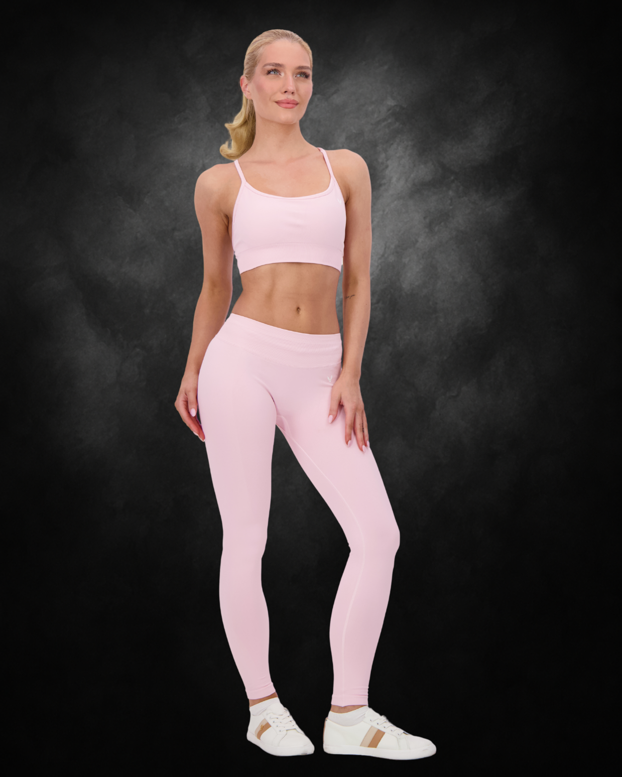 Seamless Curve Set | Pink | Front