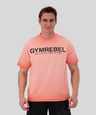 Orange | Washed-off T-shirt (250gsm) (SUMMER EDITION) | Front