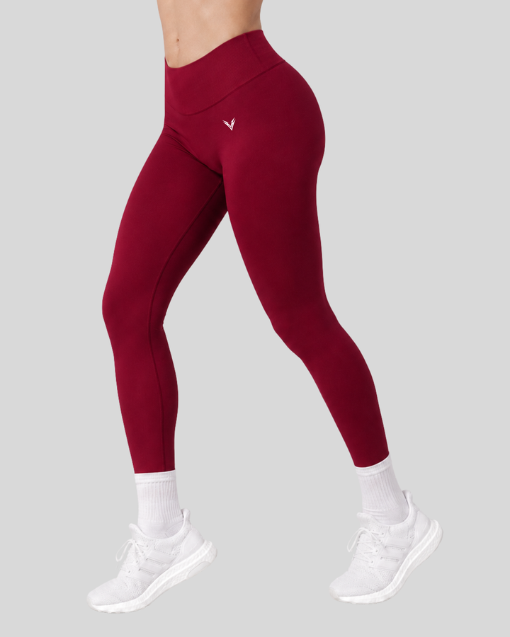 wine red | Curve Seamless Legging | front