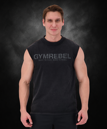 Washed-off Sleeveless T-shirt