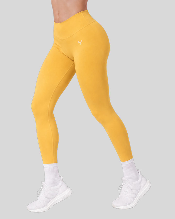 yellow | Curve Seamless Legging | front