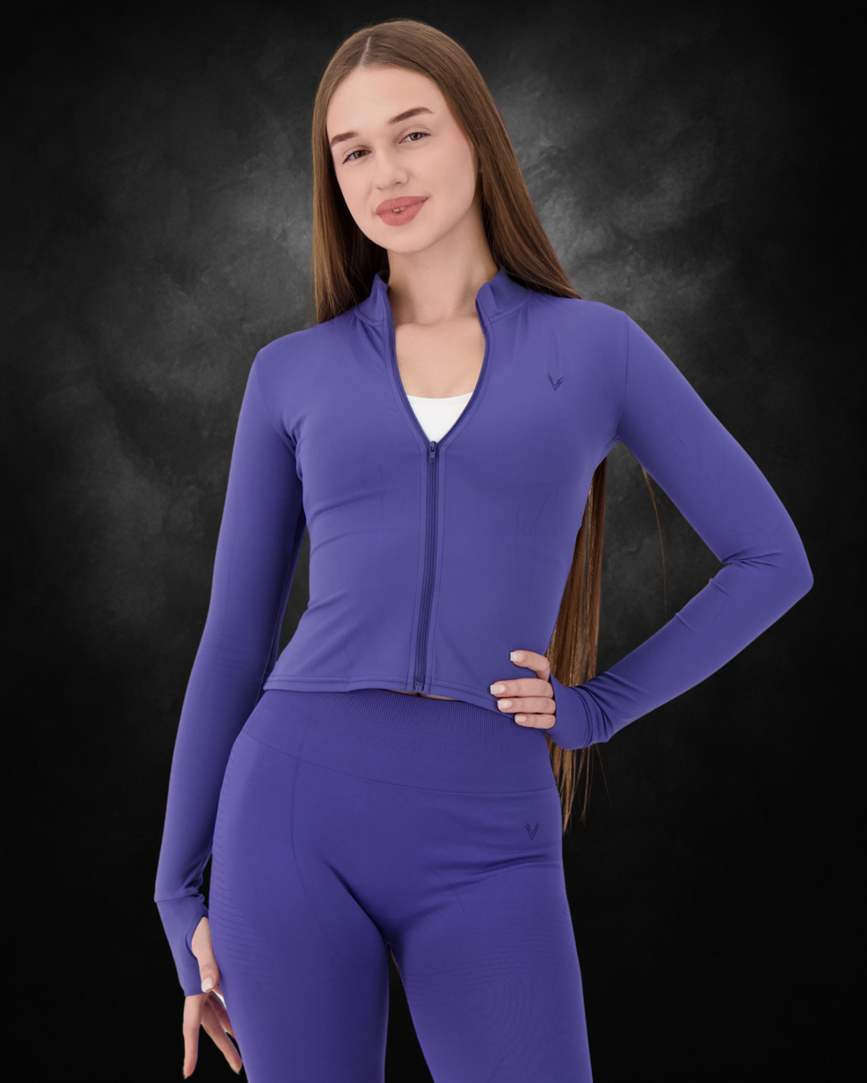Contour Jacket | Purple | Front