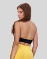 Black | Bow Lifting Bra | back