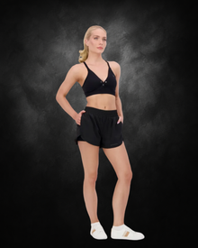 Buttoned Whisper Bra & Shorts Set | Front