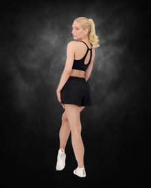 Buttoned Whisper Bra & Shorts Set | Back