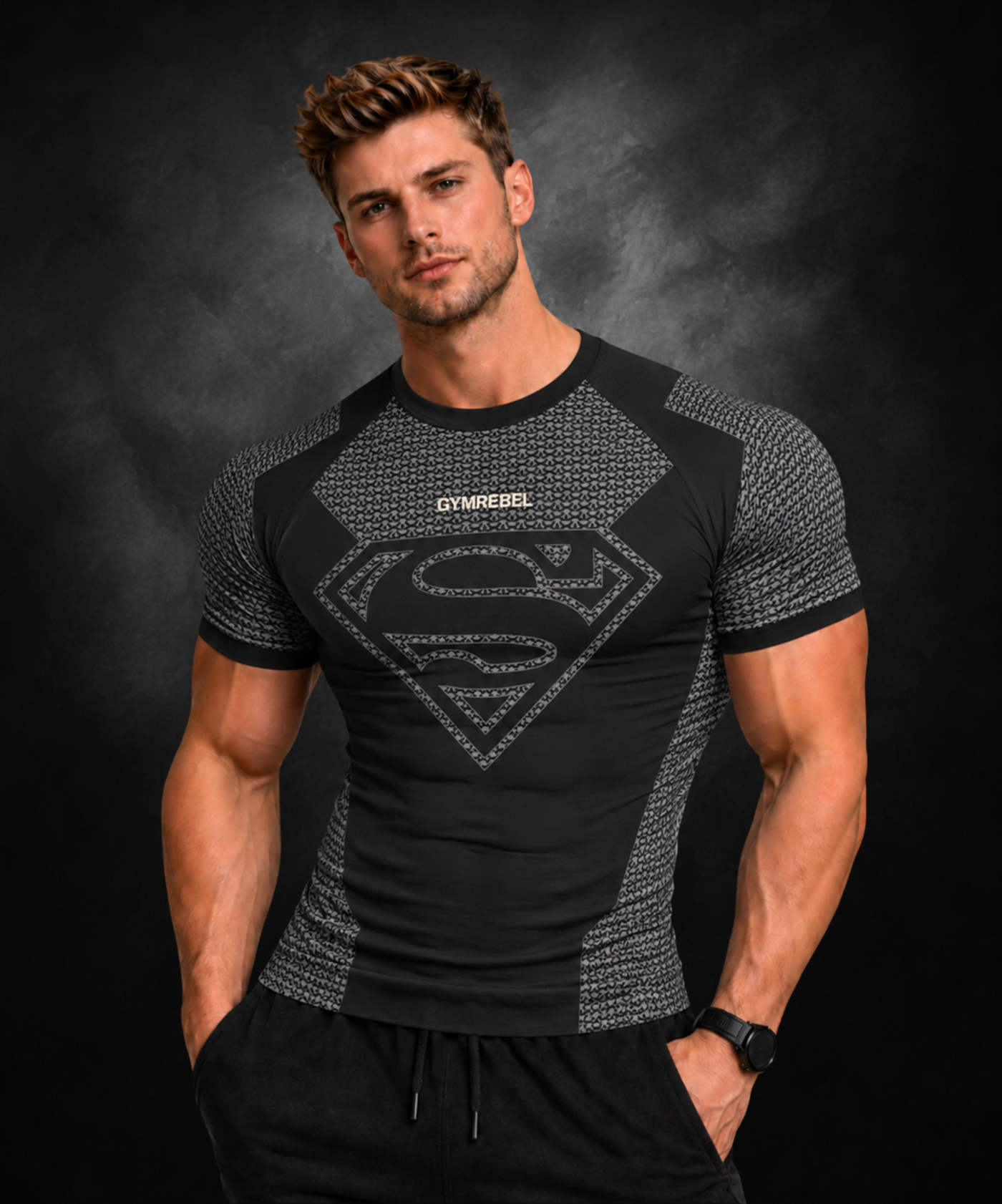 Superman Rebel Compression T-Shirt