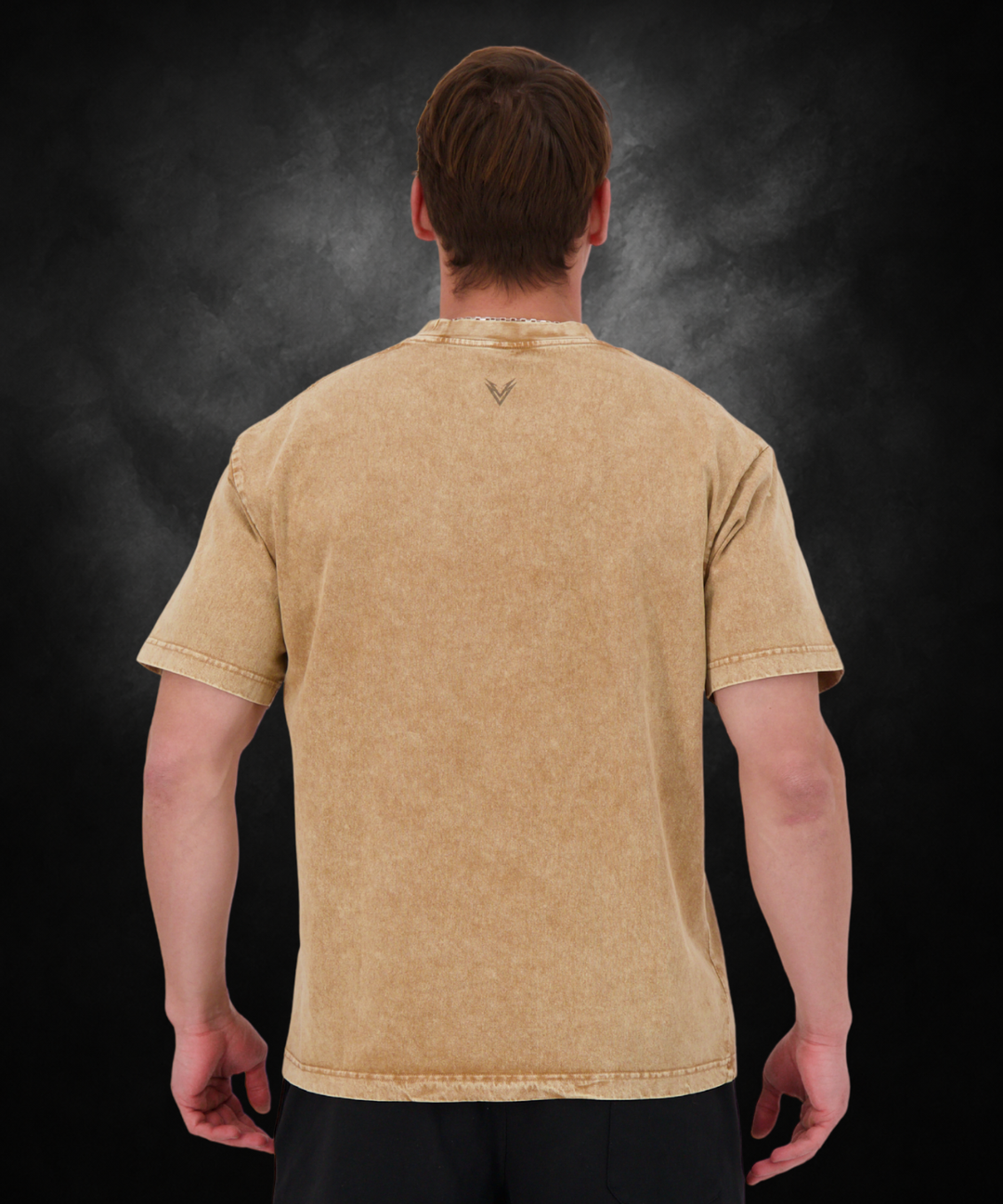 Washed-off Oversized T-shirt LIFTING CLUB (230gsm)