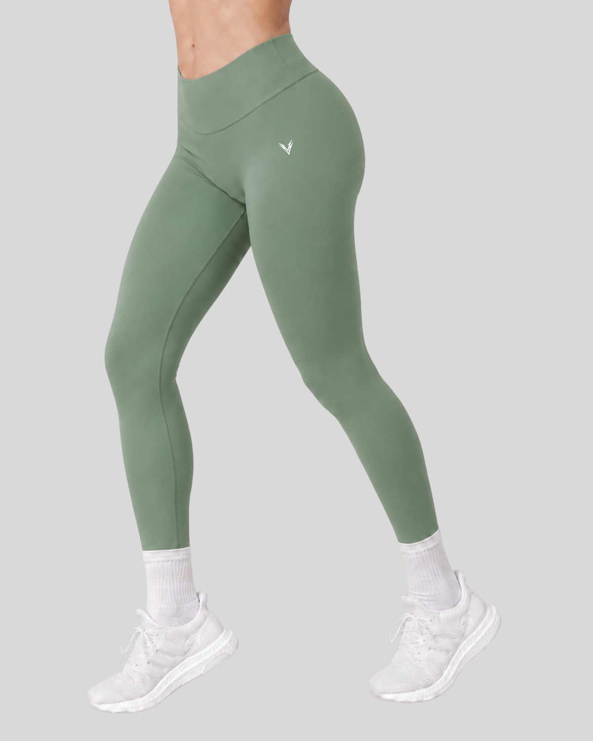 green | Curve Seamless Legging | front