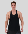 Black | Stringer Tank Top | Front