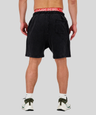 Black | Washed-off SweatShorts | Back