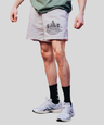 Grey | Gym Shorts 8’ (350GSM) | Front