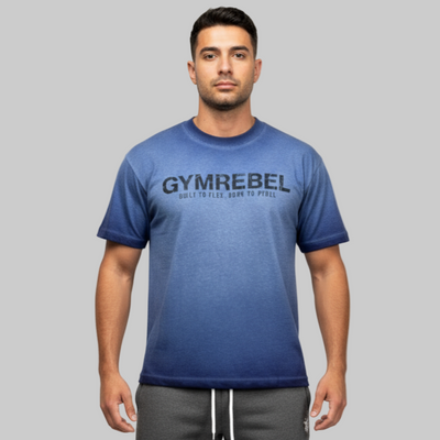 Washed- off Oversized T-shirt LIFTING CLUB ( 230gsm)