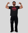 red | Active Mesh & Sweatpants Set | front