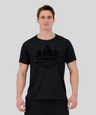 black | MESH T-SHIRT | front