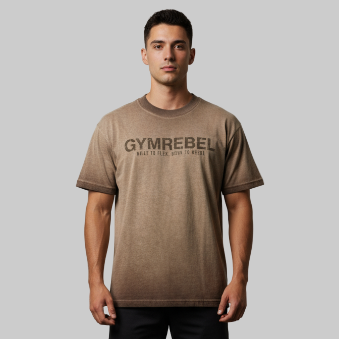 Washed-off Oversized HEAVYWEIGHT T-shirt (250gsm)