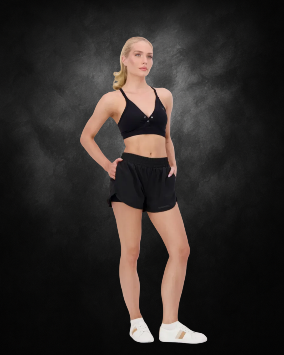 Buttoned Whisper Bra & Shorts Set