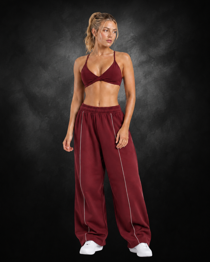 vandal ribbed bralette whole body front pic
