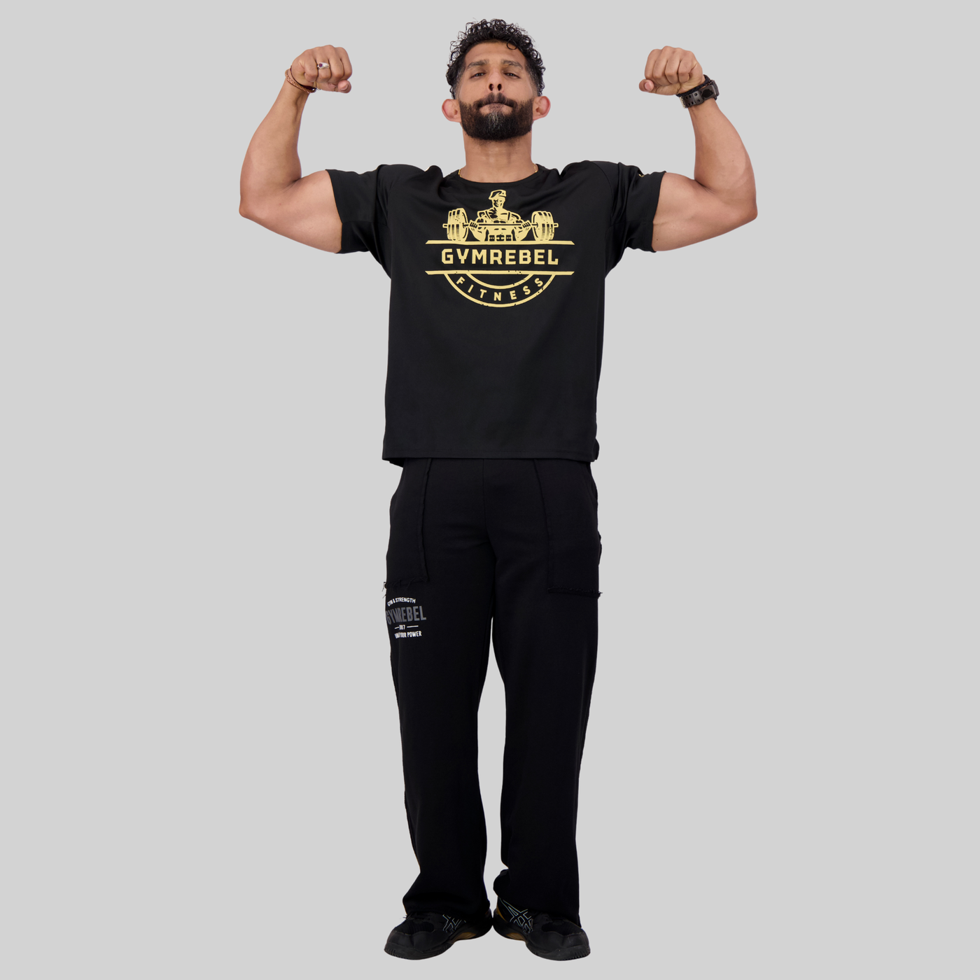 Active Mesh & Sweatpants Set