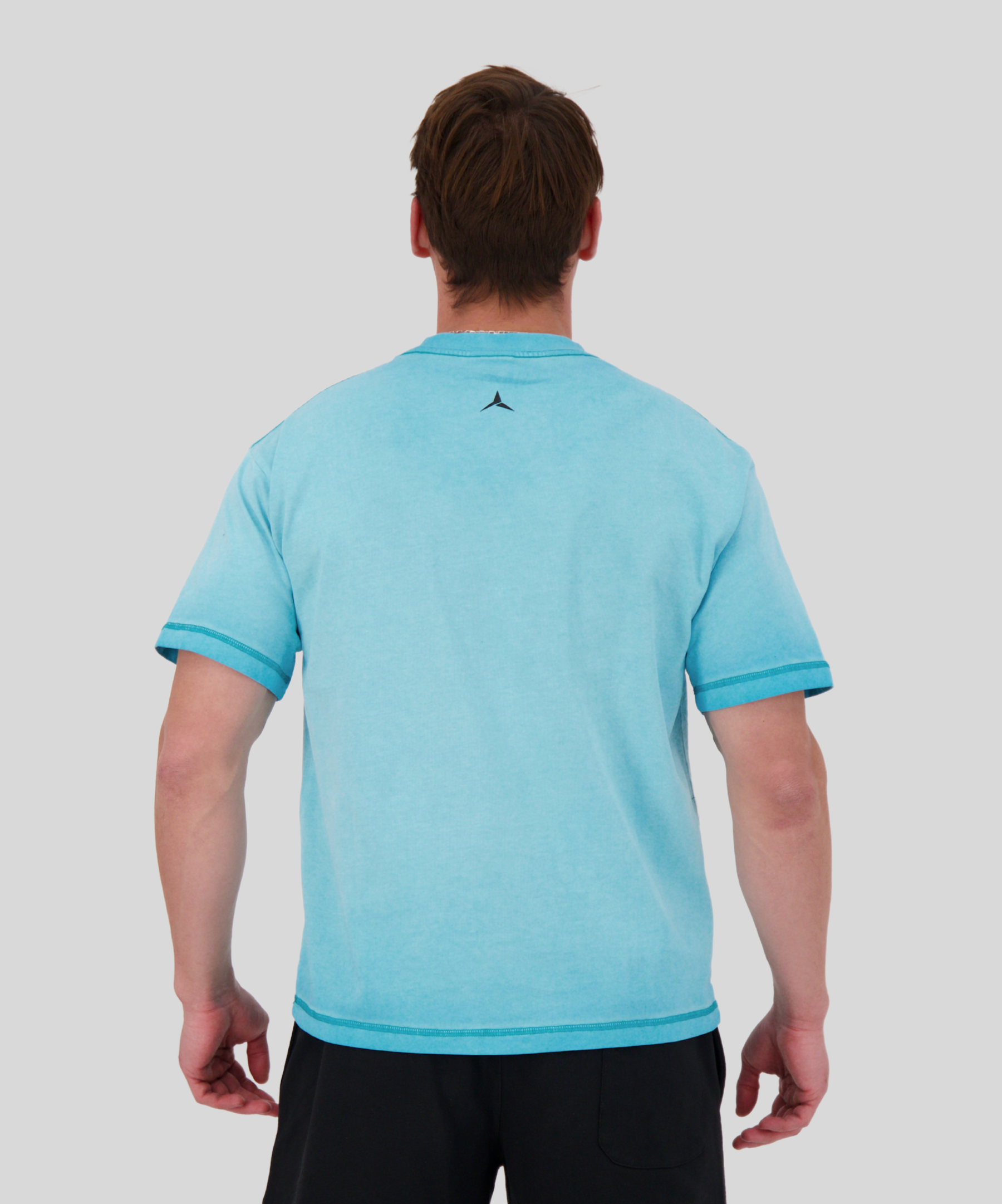 Light Blue | Washed-off T-shirt (250gsm) (SUMMER EDITION) | Back
