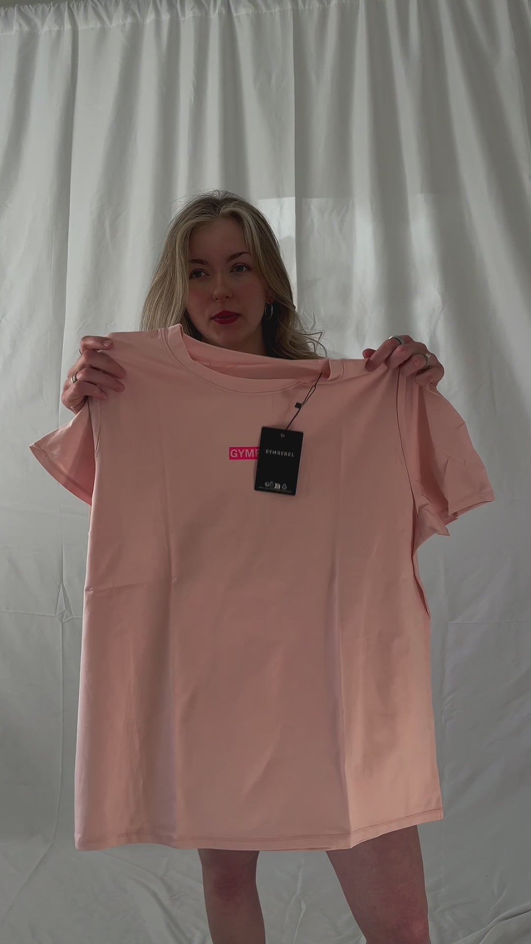 yoga t-shirt | Pink | Video