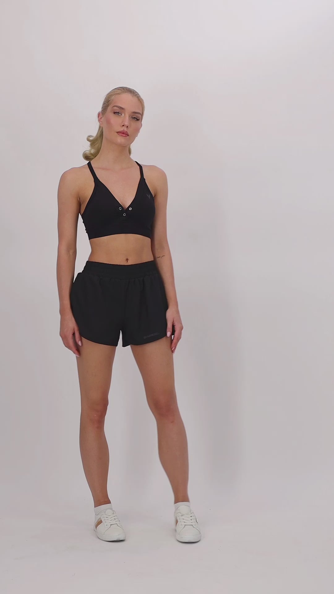 Buttoned Whisper Bra & Shorts Set video